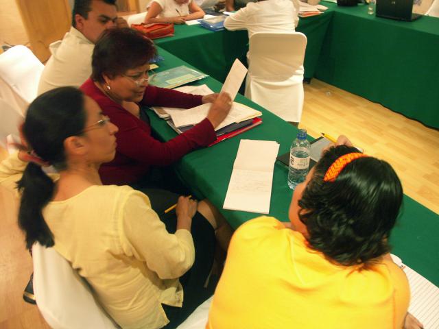 Trabajando en grupo