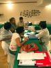 Preparando para la ronda de prensa