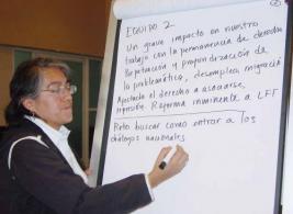 Ana escribiendo